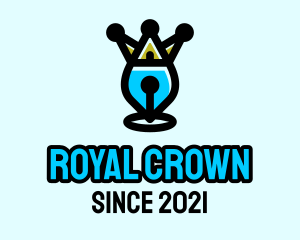 Royal Crown Pen logo design