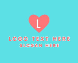 Teen - Heart Feminine Stationary logo design