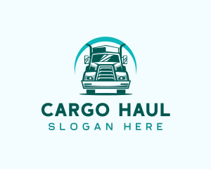 Truck Transport Vehicle logo design