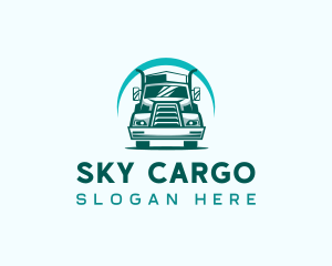 Truck Transport Vehicle logo design