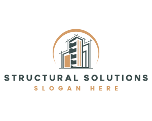 Structural - Modern Structural Builder logo design