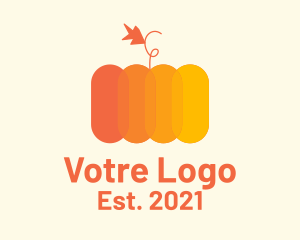 Agriculture - Modern Pumpkin Vegetable logo design