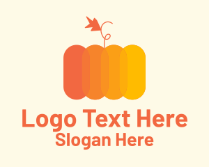 Modern Pumpkin Vegetable Logo