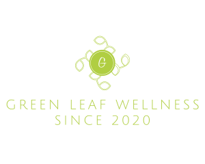 Organic Herbal Leaf logo design