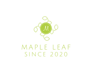 Organic Herbal Leaf logo design