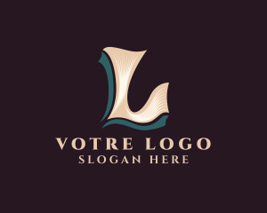 Letter L - Fashion Tailoring Boutique logo design