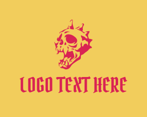 Streetwear - Horror Skull Scream logo design