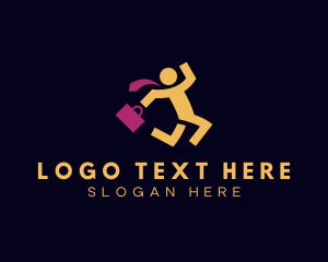 Standing - Employee Worker Job logo design