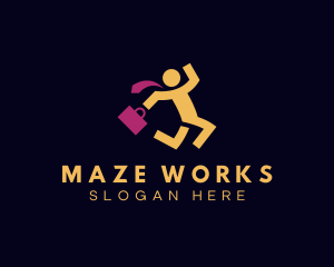 Employee Worker Job logo design