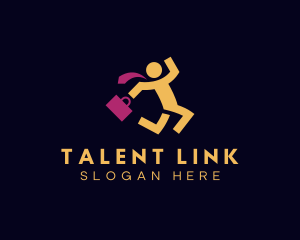 Staffing - Employee Worker Job logo design