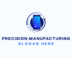 Manufacturing - Mobile Phone Electronics logo design