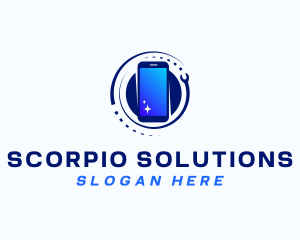 Mobile Phone Electronics logo design