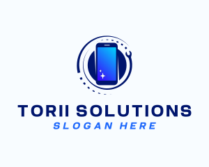 Mobile Phone Electronics logo design