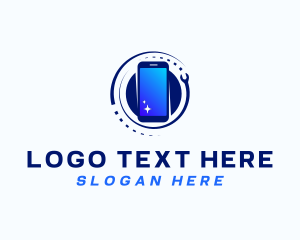 Manufacturing - Mobile Phone Electronics logo design