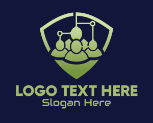Community - Tech Community Shield logo design