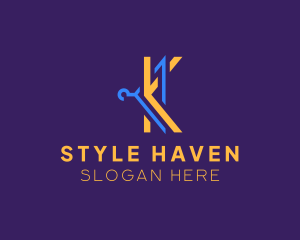 Cloth Hanger Fashion Logo