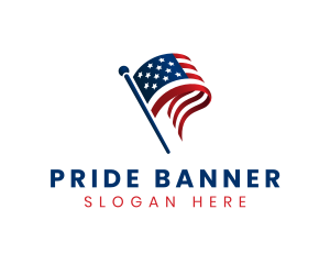 Flag - Political American Flag logo design