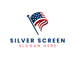 United States - Political American Flag logo design