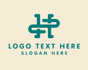 Line - Modern Creative Letter H logo design