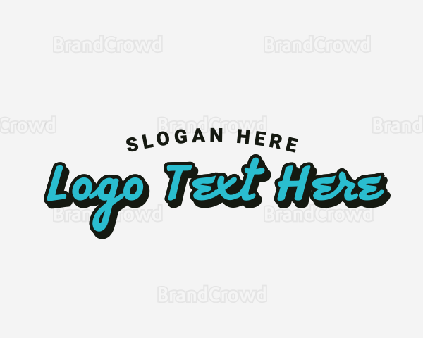 Casual Graffiti Handwriting Logo