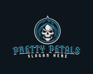 Monster Skull Reaper logo design