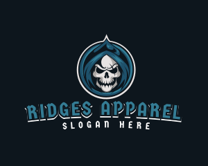 Monster Skull Reaper logo design