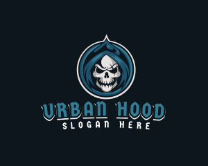 Hood - Monster Skull Reaper logo design