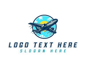 Aviation Airplane Travel logo design