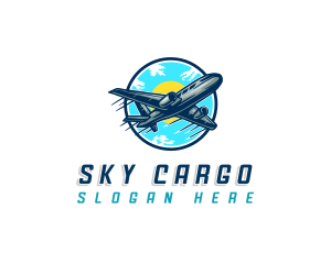 Aviation Airplane Travel logo design