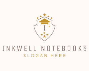Notebook - Shield College Academy logo design