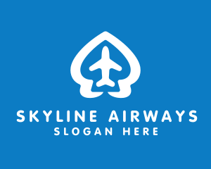 Airliner - Plane Spade Airline logo design