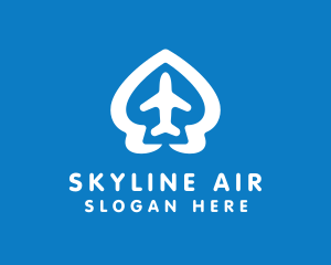 Airline - Plane Spade Airline logo design