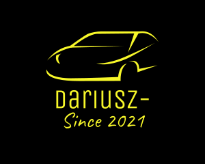Vehicle - Yellow Sports Car logo design
