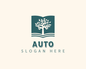 Author Bookstore Tree Logo
