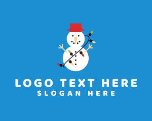Holiday - Christmas Snowman Holiday logo design