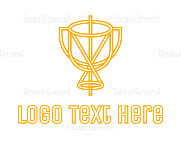 Yellow Chalice Outline Logo
