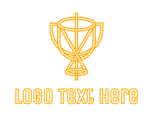 Yellow Chalice Outline Logo