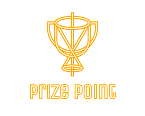 Prize - Yellow Chalice Outline logo design