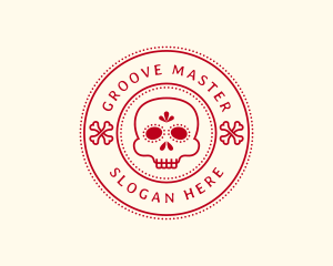 Calavera Skull Bone  Logo