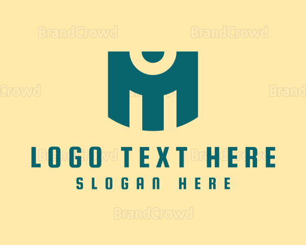 Modern Business Letter M Logo