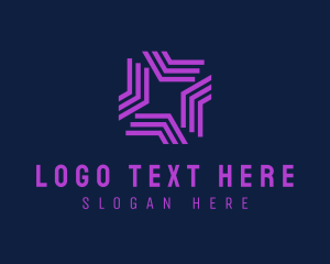 Violet - Digital Tech Application logo design