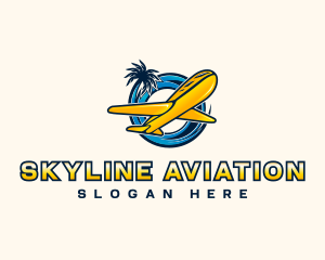 Flight - Airplane Flight Travel logo design