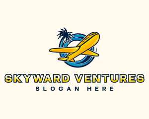 Flight - Airplane Flight Travel logo design