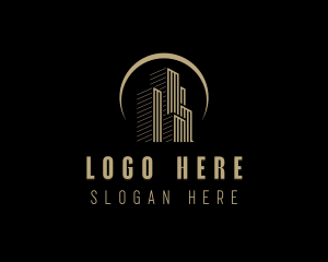 Skyscraper - Real Estate Property Building logo design