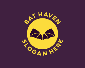 Bat - Creature Bat Wings logo design