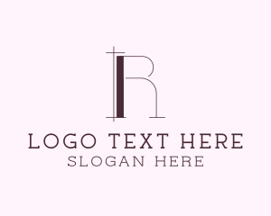 Agency - Modern Business Letter R logo design