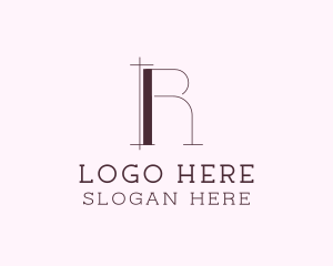 Writer - Modern Business Letter R logo design