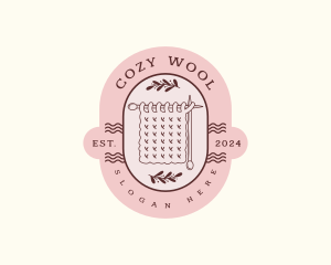 Wool - Handcrafted Knitting Blanked logo design