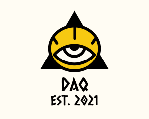 Cultural - Tribal Triangle Eye logo design