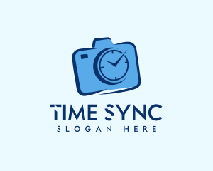 Timer - Camera Timer Clock logo design